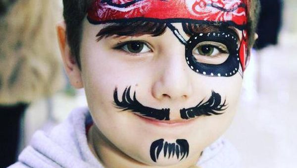 Foto: Saat Wajah Anak-anak Dilukis, Mana yang Paling Lucu?