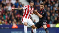 Laga lawan Arsenal merupakan debut Jese untuk Stoke, juga di persepakbolaan Britania Raya. (Foto: Carl Recine /Action Images via Reuters)
