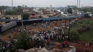 Potret Kecelakaan Kereta Mengerikan di India 