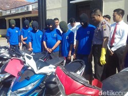 Polres Demak Tangkap 11 Pelaku Pencurian Motor, 3 Orang Buron