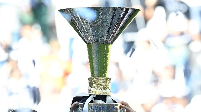 Trofi Serie A  (Photo by Valerio Pennicino/Getty Images)