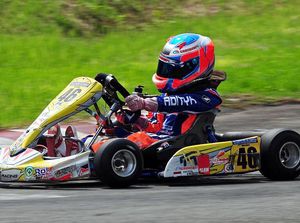 Aditya Wibowo Kumandangkan Indonesia Raya di Gokart Sepang Malaysia Aditya Wibowo Kumandangkan Indonesia Raya di Gokart Sepang Malaysia
