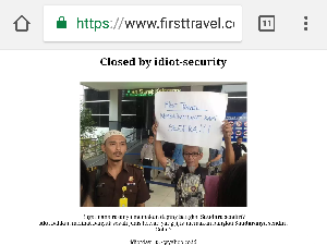 Situs First Travel Diretas, Diganti Jadi Foto Calon Jemaah Umrah