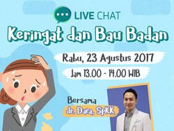 Punya Pertanyaan Soal Keringat dan Bau Badan? Sampaikan ke Pakarnya Yuk
