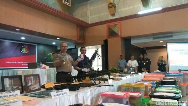 Gahar, Ini Deretan Air Soft Gun Milik Bos First Travel