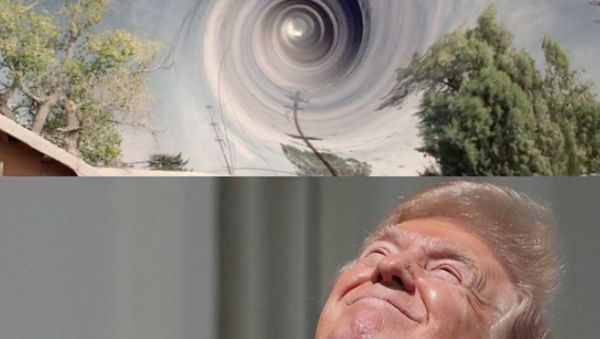 Meme Kocak Donald Trump Lihat Gerhana Tanpa Kacamata