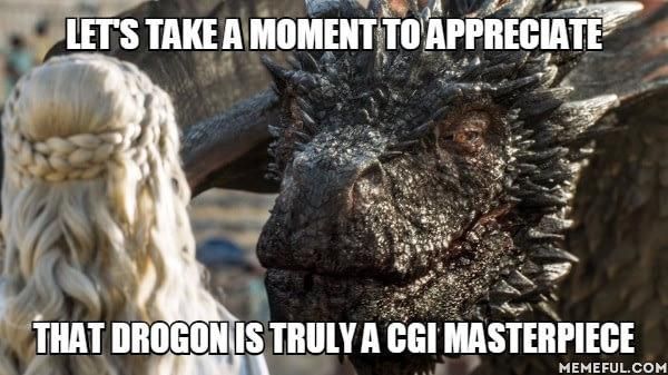 Kerennya Naga GOT hingga White Walker Jadi Meme Lucu