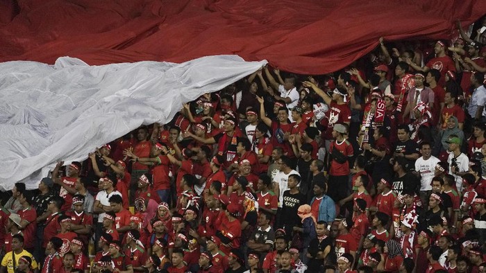 Suporter Timnas Indonesia di GBK (Wahyu Putro A/Antara) Suporter Timnas Indonesia di GBK (Wahyu Putro A/Antara)