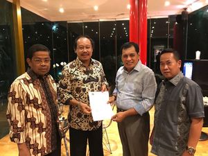 Djan Faridz Beri Dukungan ke Nurdin Halid di Pilgub Sulsel Djan Faridz Beri Dukungan ke Nurdin Halid di Pilgub Sulsel