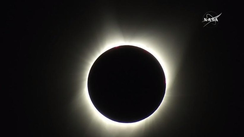 Gerhana Matahari Total Muncul, Langit Amerika Serikat Gelap