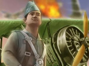 Mayor Husein, Pertempuran di Udara dengan Kearifan Lokal