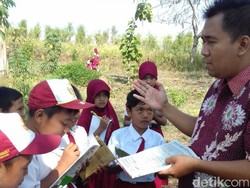 Siswa SD Ini Diajak Blusukan ke Hutan Tanamkan Cinta Lingkungan