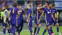 Maribor (Slovenia) akan tampil di fase grup setelah menyisihkan Hapoel Beer Sheva (Israel). Meski agregat sama 2-2, Maribor lolos berkat aturan gol tandang. Foto: Srdjan Zivulovic/Reuters