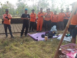 Seorang Bocah Hanyut di Bengawan Solo, Pencarian Masih Berlanjut