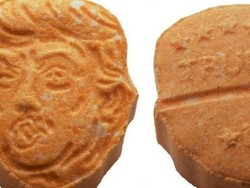 Pil Ekstasi Berbentuk Wajah Donald Trump Disita Polisi Jerman