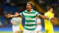 Celtic (Skotlandia) lolos ke fase grup usai mendepak Astana (Kazakhstan) dengan agregat 8-4. Mereka lolos meski kalah 3-4 di leg kedua. Foto: Shamil Zhumatov/Reuters