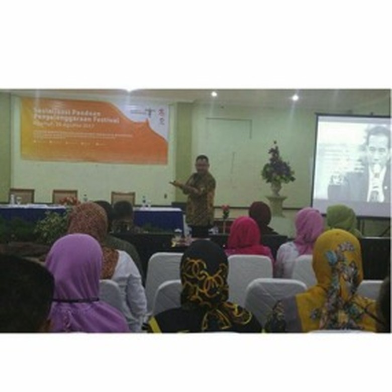 Kementerian Pariwisata (Kemnepar) menyelenggarakan acara Sosialisasi Panduan Penyelenggaraan Festival 2017.