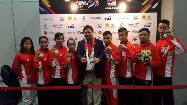 Emas dari Juwita Niza Wasni membuat tim wushu Indonesia mencapai target di SEA Games kali ini.