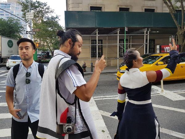 Antrean Panjang Jelang Peluncuran Galaxy Note 8 di New York