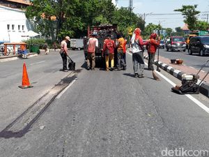 Januari-Juli 2017, Pemkot Surabaya Tambal 1.397 Jalan Berlubang