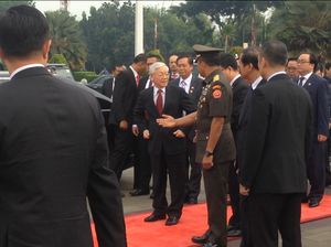 Sekjen Partai Komunis Vietnam Kunjungi TMP Kalibata Sekjen Partai Komunis Vietnam Kunjungi TMP Kalibata