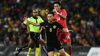 Timnas Malaysia mengalahkan Myanmar 3-1 di SEA Games 2017.