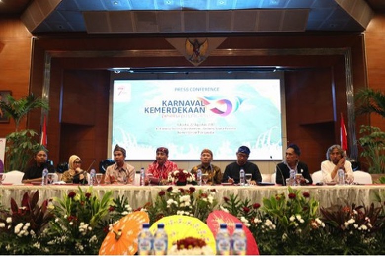 Karnaval Kemerdekaan HUT ke-72 Republik Indonesia akan dilaksanakan di Kota Bandung, Jawa Barat, Sabtu (26/8/2017).