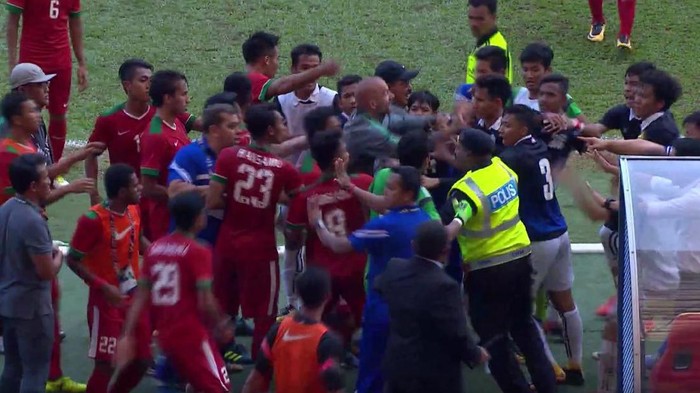 Tentang Ribut Ribut Di Akhir Laga Indonesia Vs Kamboja