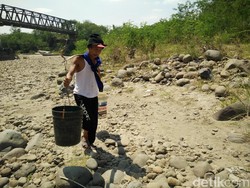 Kekeringan di Bekasi, Warga Jalan Sejauh 5 Km ke Sungai Cipamingkis