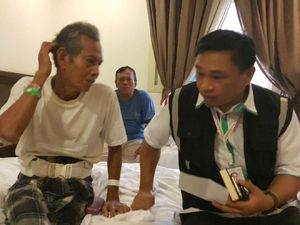 Maksum Penarik Becak Naik Haji: Alhamdulillah, Sampai Sini Juga