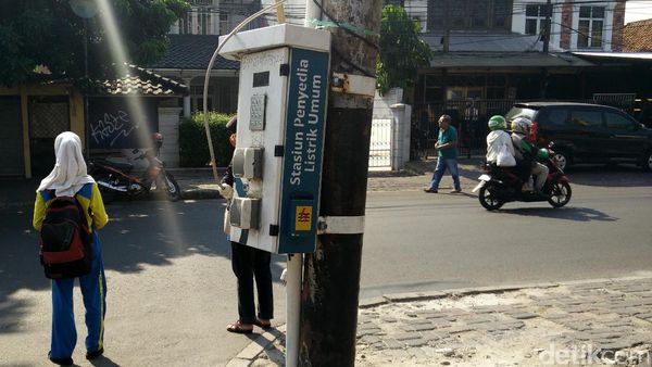 Foto: Ini Lho SPBU Mobil Listrik
