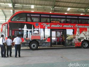 Gratis! Bus Tingkat Ini Siap Berkeliling Tempat Wisata di Semarang