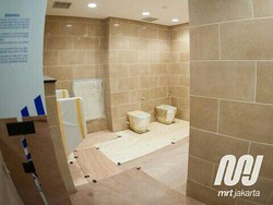 Sudah 100%, Begini Penampakan Stasiun Bawah Tanah MRT di Senayan