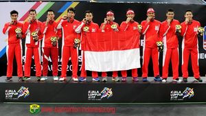 Indonesia Pertahankan Medali Emas Bulutangkis Beregu Putra