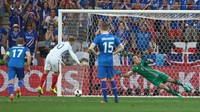 Rooney menjadi pemegang status pencetak gol terbanyak Inggris dengan catatan 53 gol. Gol terakhirnya dibukukan pada 27 Juni 2016, saat melawan Islandia di Piala Eropa. (Foto: Lars Baron/Getty Images)