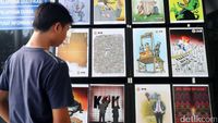 Pameran Komik Antikorupsi di KPK