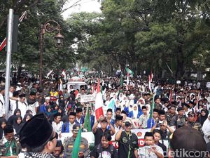 Aksi Tolak LHS, 25 Ribu Warga NU Tumpah di Jalan Slamet Riyadi Solo