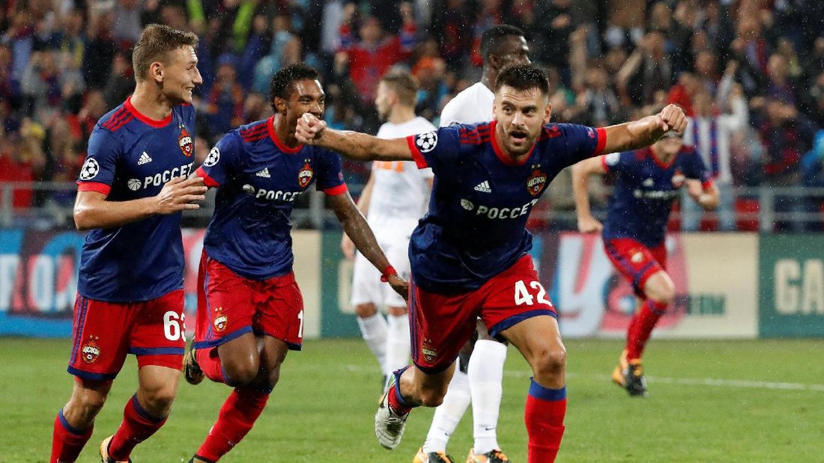 CSKA Moskow lolos ke fase grup Liga Champions setelah menyingkirkan Young Boys (Grigory Dukor/Reuters)