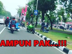 Puspom TNI Cek Video Viral Pemotor Ugal-ugalan Ditendang