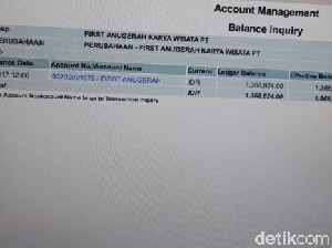 Penampakan Saldo Rekening First Travel yang Tak Lebih Rp 2 Juta