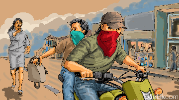 Aksi Gagal Jambret di Jakbar Pura-pura Tanya Alamat, Berujung Diamuk Warga