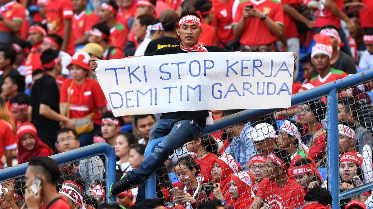 Luis Milla mengharapkan dukungan WNI saat berhadapan dengan Malaysia di semifinal (AntaraFOTO/Sigid Kurniawan)