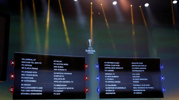 Ini Hasil Undian Fase Grup Liga Europa
