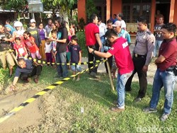 Polisi Menyatakan Semburan Lumpur Tidak Berbahaya
