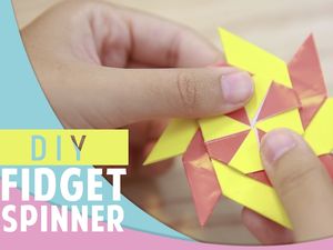 Video: Membuat Fidget Spinner Sendiri