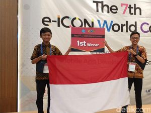 Keren! Dua Pelajar Bandung Sabet Juara Kompetisi IT Dunia