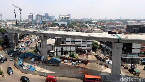 Foto: Wajah Proyek MRT Jakarta yang Terus Maju