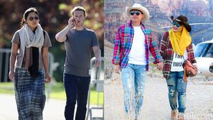 Foto: Beda Gaya Istri Bos Facebook Vs Bos First Travel