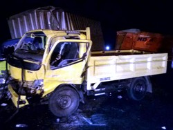 11 Kendaraan Tabrakan Beruntun di Cianjur