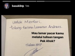 Dari Penjara, Ahok Bantu Seorang Pria Lamar Kekasihnya